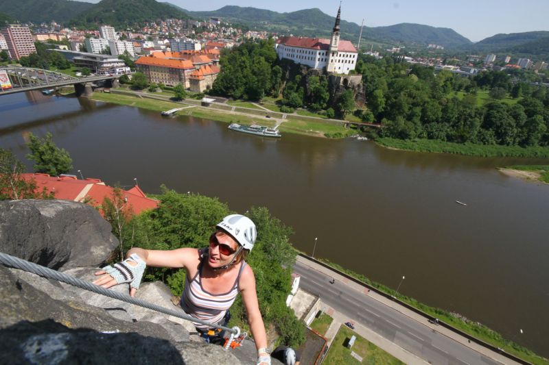 Ferratu v centru měl Děčín vůbec jako první město v Česku.