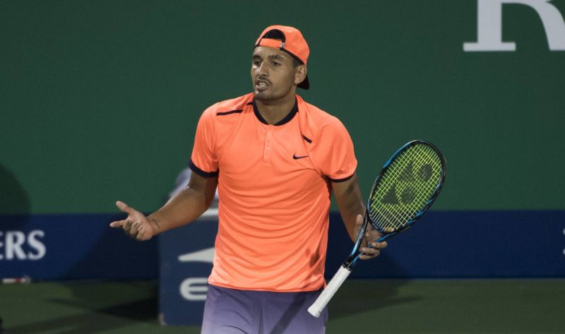 Zlobivé tenisové dítě Nick Kyrgios.