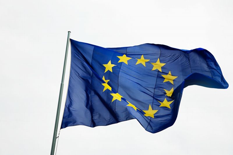 Vlajka EU. Vlajka EU.