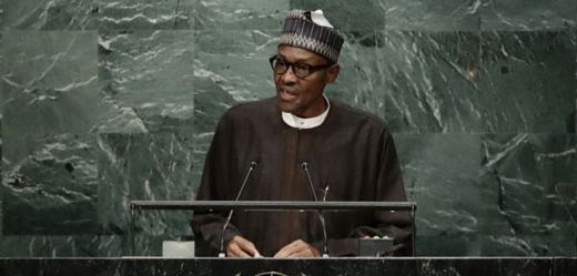 Nigerijský prezident Muhammadu Buhari.