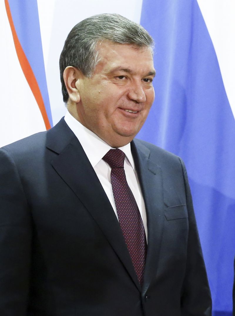 Uzbecký úřadující prezident Šavkat Mirzijojev.