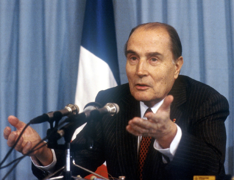 François Mitterrand byl prezidentem Francie v letech 1981 až 1995.