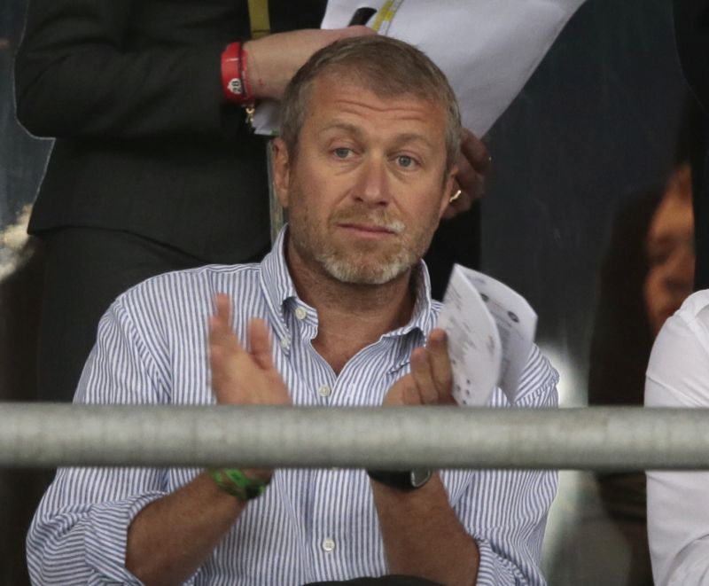Majitel Chelsea ruský milionář Roman Abramovič.