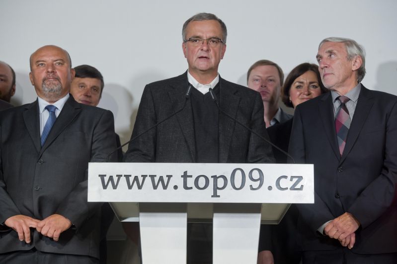 Šéf TOP 09  Miroslav Kalousek.