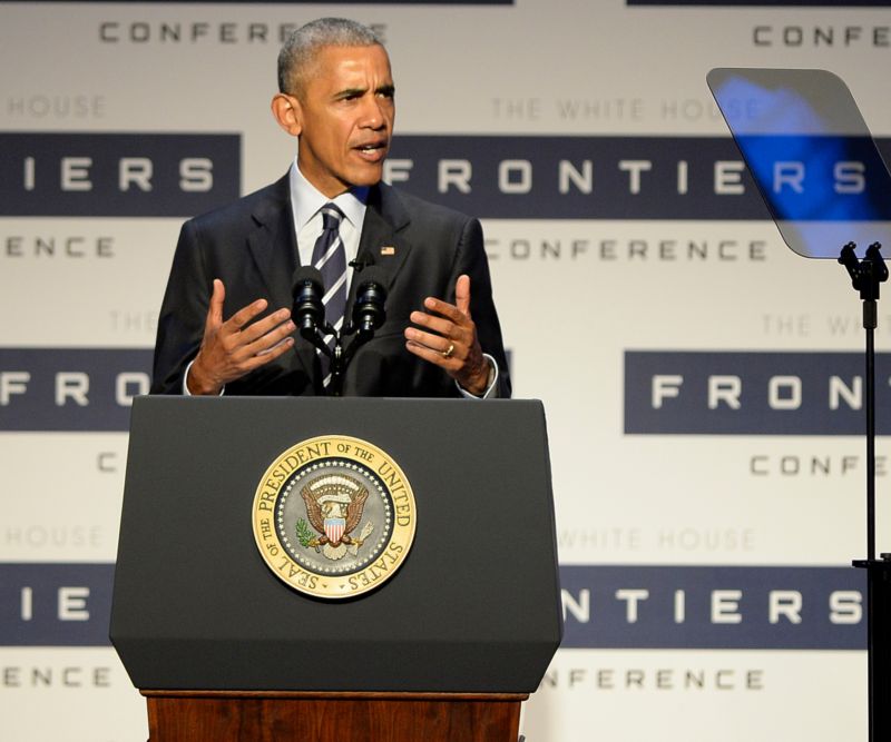 Současný prezident USA Barack Obama.