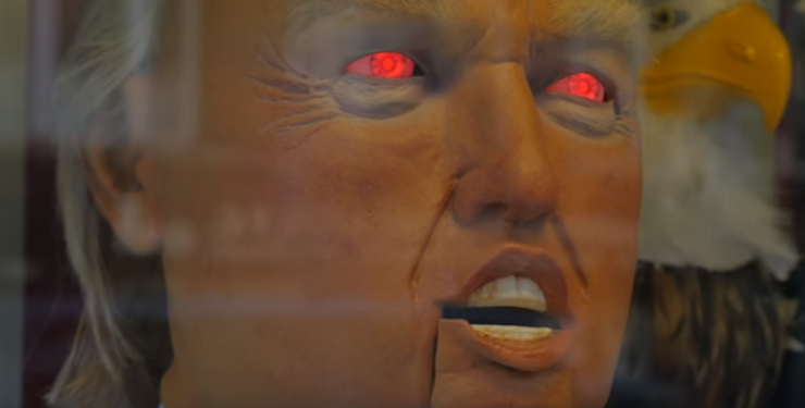 Republikánský kandidát Donald Trump.