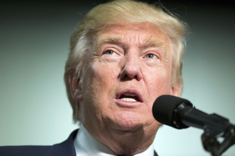 Prezidentský kandidát Donald Trump.