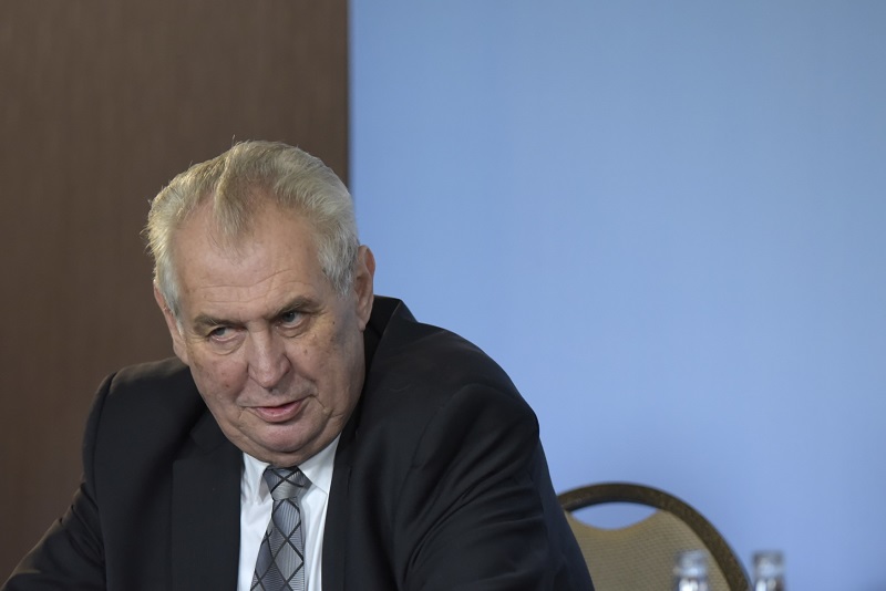 Prezident Miloš Zeman. 