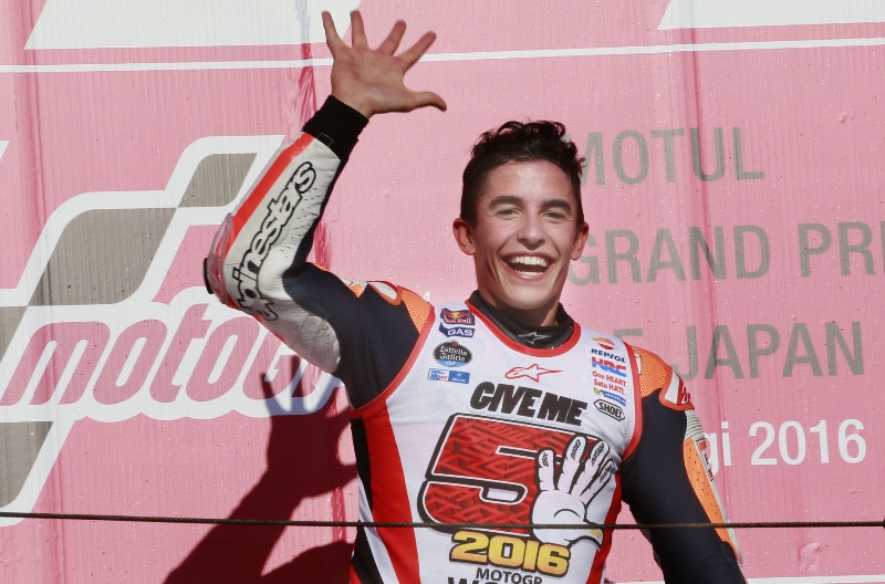 Marq Márquez vyhrál Velkou cenu Japonska a stal se předčasně mistrem světav v MotoGP.
