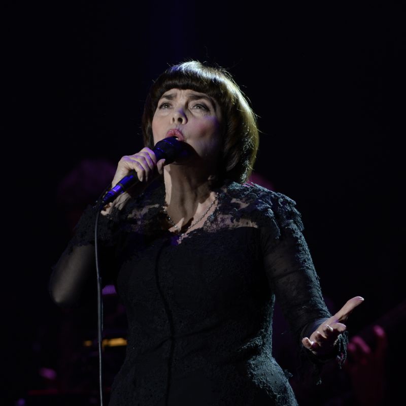 Slavná francouzská šansoniérka Mireille Mathieu.