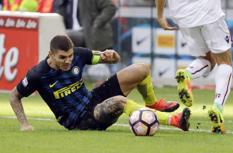 Kapitán Interu Milán Mauro Icardi.