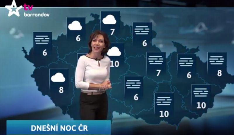 Moderátorka Michaela Dolinová. Moderátorka Michaela Dolinová.