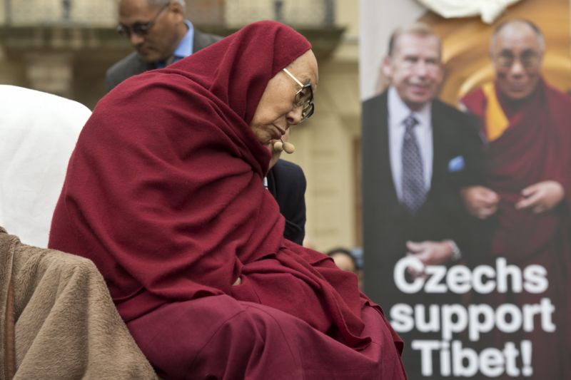 Tibetský duchovní vůdce dalajlama přijel do Prahy.