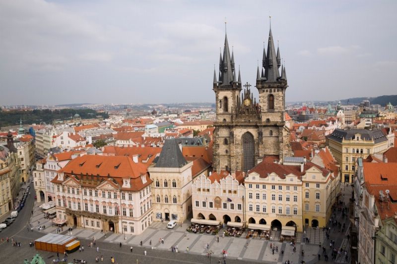 Náměstí Republiky v Praze. Náměstí Republiky v Praze.