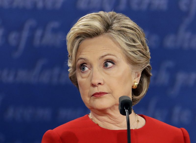 Prezidentská kandidátka Hillary Clintonová. Prezidentská kandidátka Hillary Clintonová.