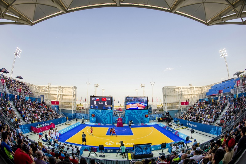Hřiště pro basketbal 3x3