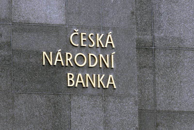 Logo České národní banky.