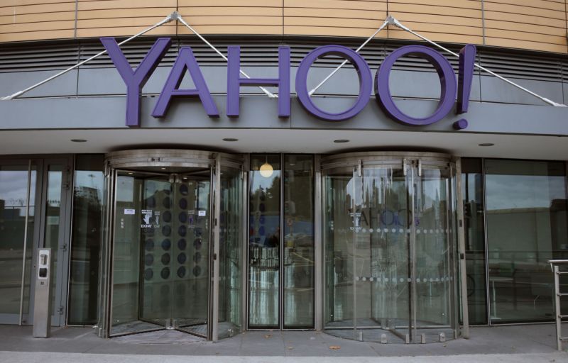 Americká společnost Yahoo. 