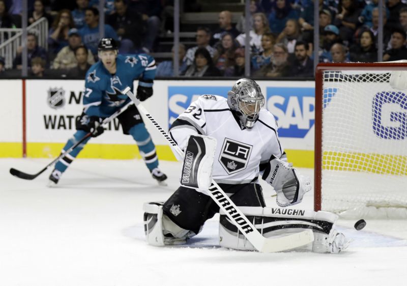 Brankář Los Angeles Kings Jonathan Quick.