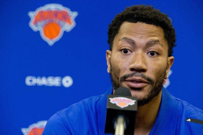 Rozehrávač Chicaga Derrick Rose.