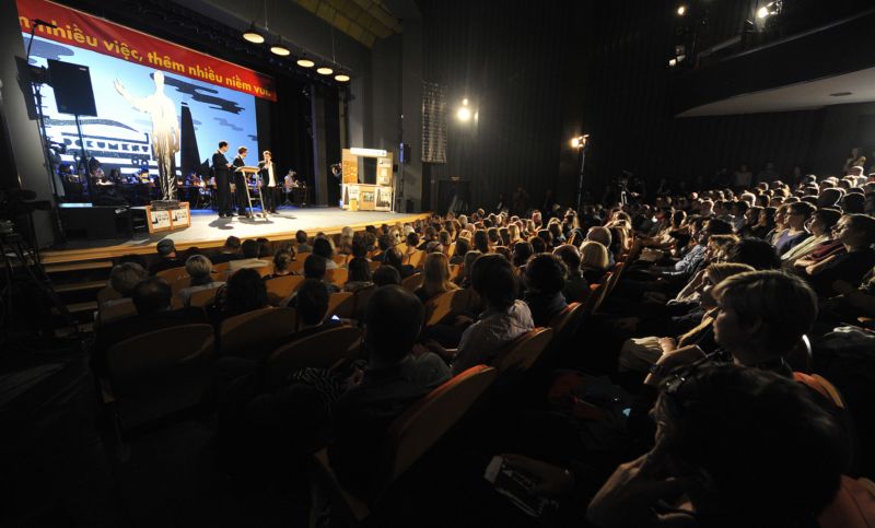 Festival dokumentů v Jihlavě.