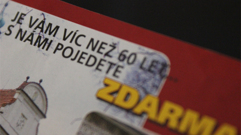 Leták na podvodnou předváděcí akci.