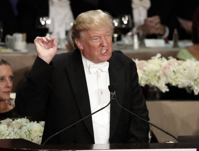 Republikánský kandidát na prezidenta Spojených států Donald Trump.