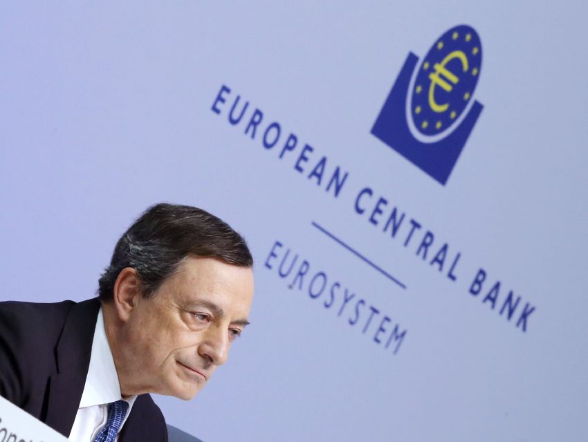 Šéf ECB Mario Draghi.