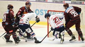 Vítkovice porazily Spartu 3:1.