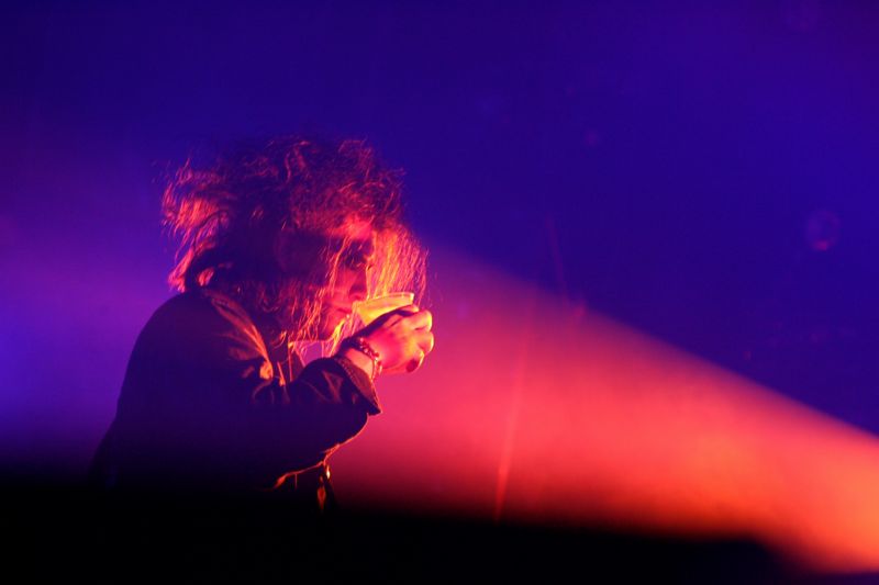 Frontman The Cure Robert Smith.
