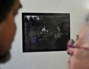 Výstava fotografií Jana Rothmayera v roce 2010.
