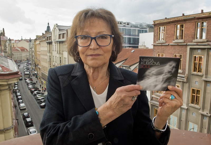 Zpěvačka Marta Kubišová. 