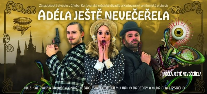 Plakát Karlovarského městského divadla.