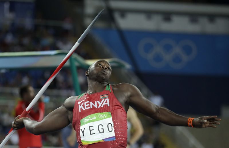 Oštěpařský mistr světa Julius Yego.