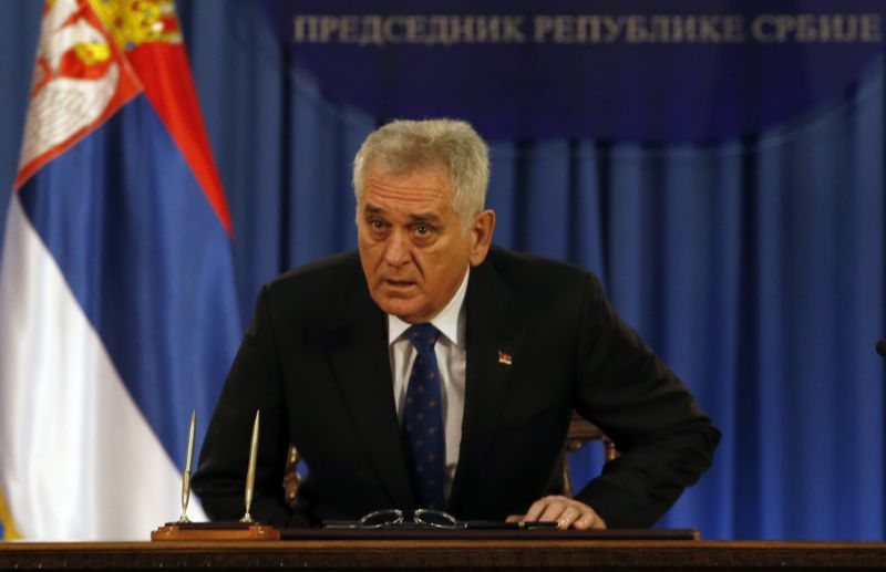 Srbský prezident Tomislav Nikolić.