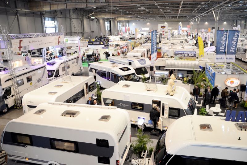 Mezinárodní veletrh karavanů a obytných vozů Caravaning Brno.