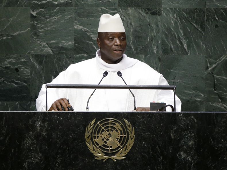 Prezident Gambie Jahya Jammeh.