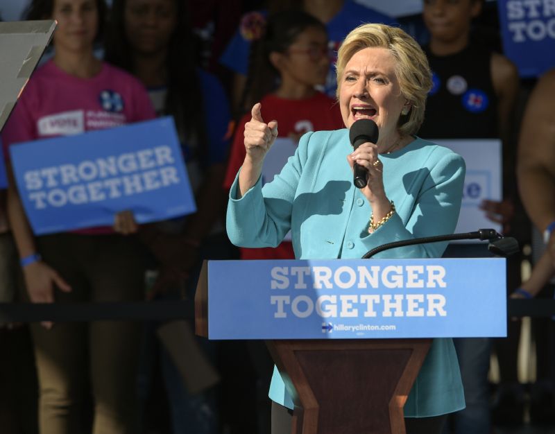 Hillary Clintonová.