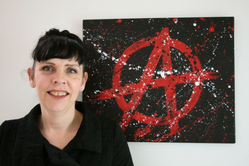 Poslankyně Birgitta Jónsdóttir.