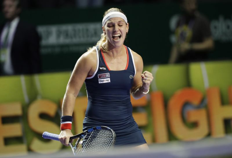 Slovenská tenistka Dominika Cibulková na Turnaji mistryň.
