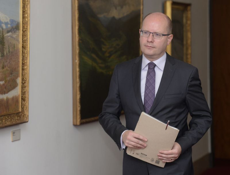 Premiér Bohuslav Sobotka.