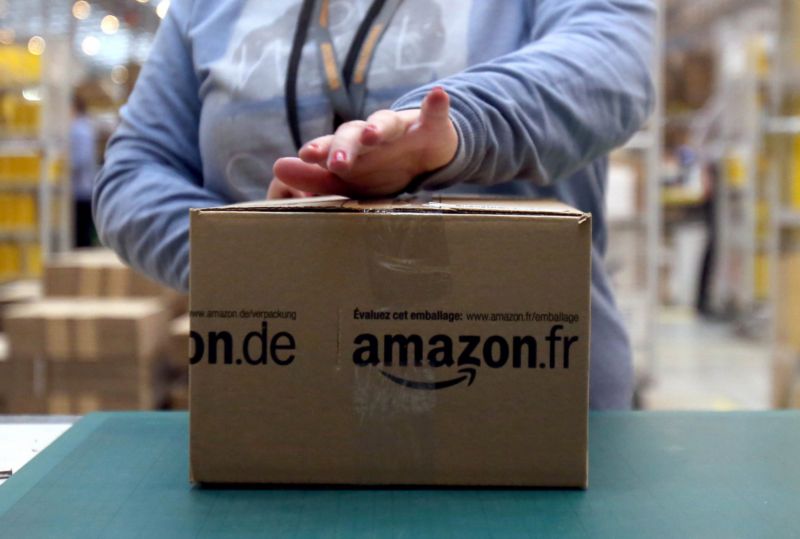 Distribuční centrum Amazonu.