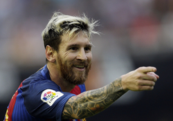 Argentinský fotbalista Lionel Messi.