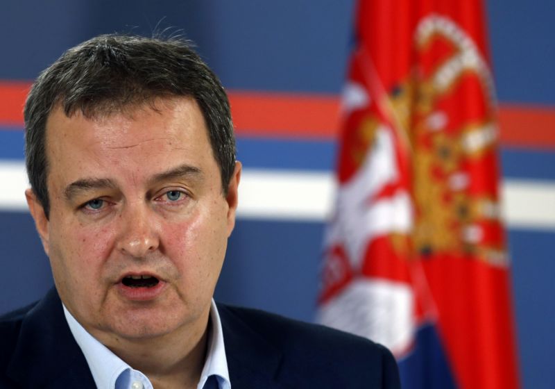 Srbský ministr zahraničí Ivica Dačić.