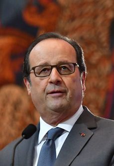 Francouzský prezident François Hollande.