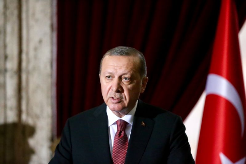 Turecký prezident Recep Tayyip Erdogan. 