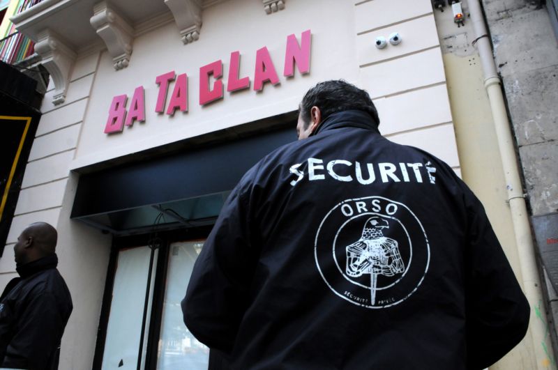Pařížský hudební klub Bataclan. 
