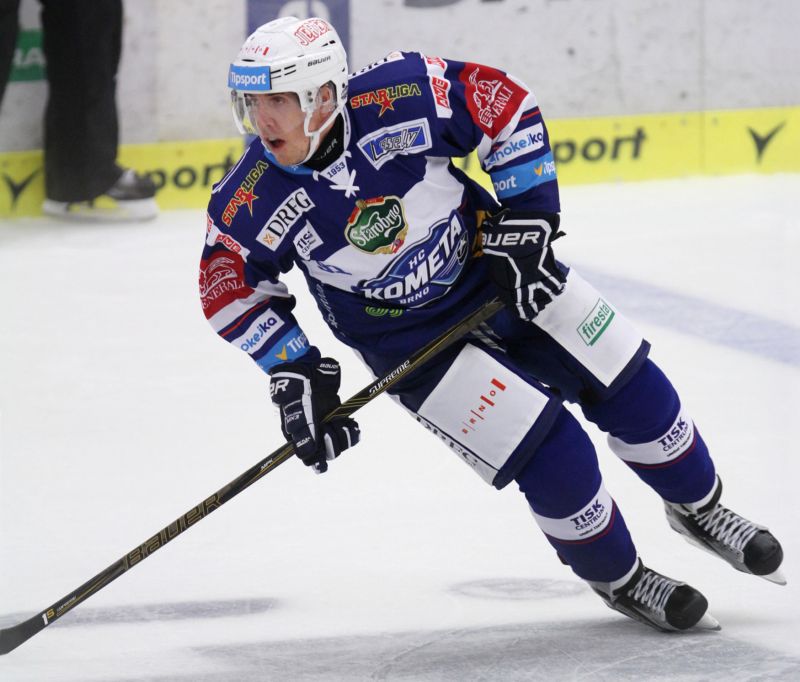 Útočník brněnské Komety Marek Kvapil.