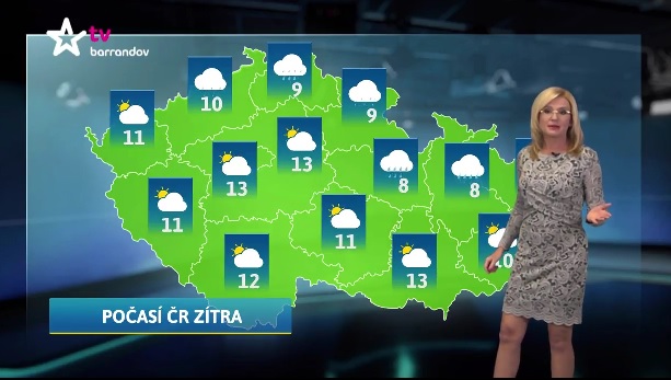 Moderátorka Štěpánka Duchková. Moderátorka Štěpánka Duchková.