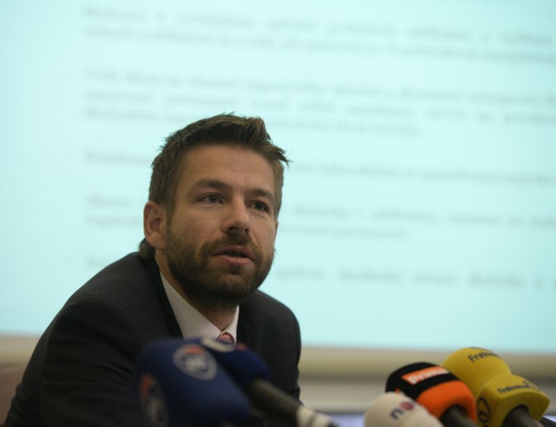 Ministr spravedlnosti Robert Pelikán. Ministr spravedlnosti Robert Pelikán.